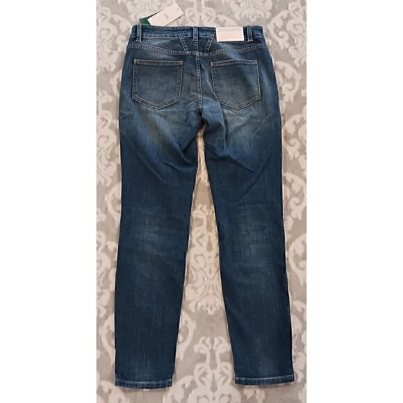 Closed Baker Mid-Rise Distressed Jeans in Mid Blue/NWT, Size 26 (2) - Picture 2 of 6